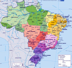 mapa do Brasil